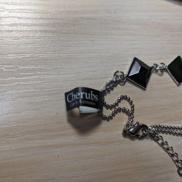 Cherub Brand Silver Onyx Bracelet - Picture 4 of 6